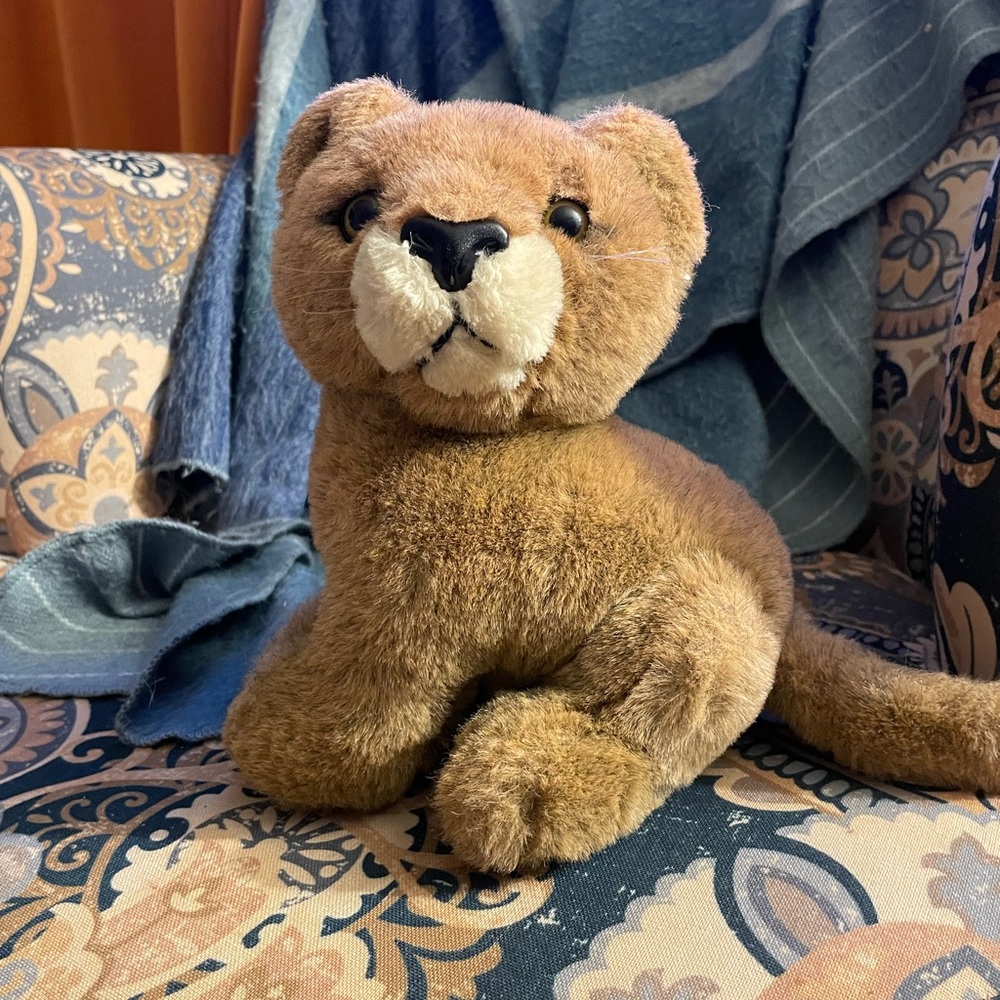 Vintage Dakin Lion Cub Plush